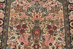 N-508, Ghom, wool with silk, 157 x 114 cm, Iran, 1900 €